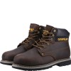 CAT Powerplant SB Safety Boots Steel Toe Caps Brown 